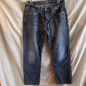 American Eagle Outfitters Men's Dark Wash Jeans
